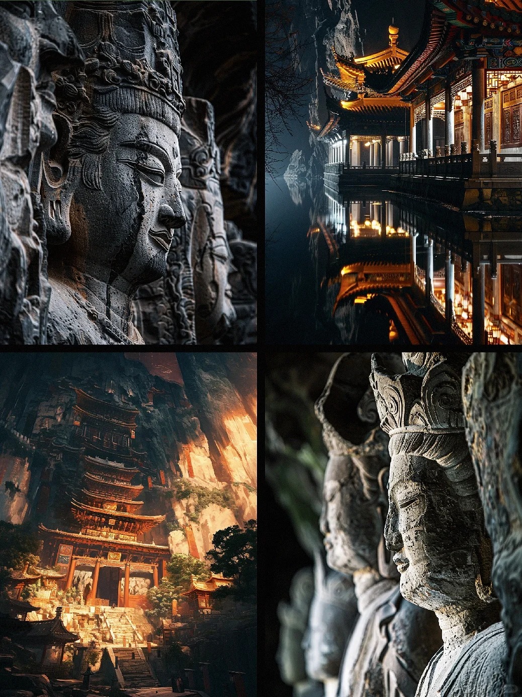 🕯🌌《龙门石窟夜光神秘》_1_星辰漫步_川西黑水县-来自52tours 我爱旅游网